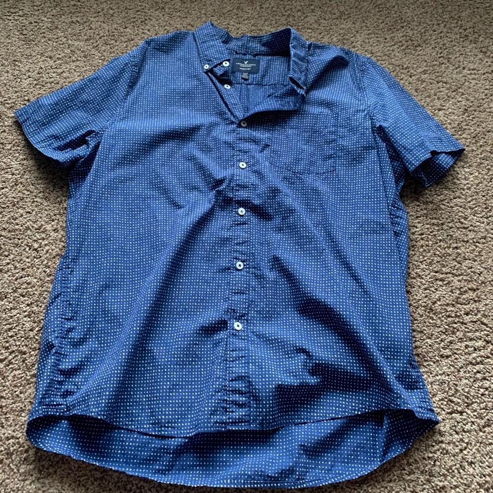 American Eagle Men’s Short Sleeve Button Up